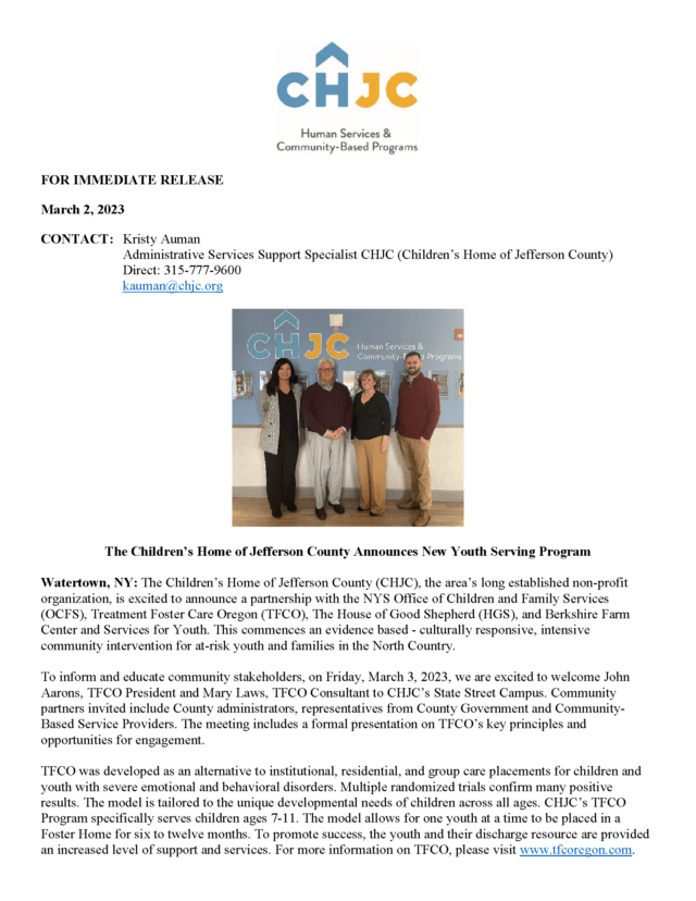 The Childrens Home Of Jefferson County Announces New Youth Serving   TFCO Announcement 3.3.2023 Page 1 640x828 